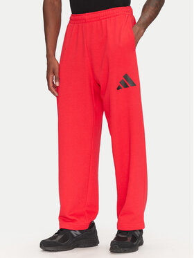 adidas adidas Melegítő alsó Essentials JF3601 Piros Loose Fit