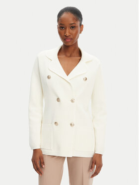 Guess Guess Marynarka 5RGR10 5851Z Écru Regular Fit