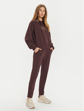 EA7 Emporio Armani EA7 Emporio Armani Spordidressid 6DTV63 TJTHZ 1755 Pruun Regular Fit