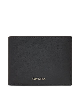 Calvin Klein Calvin Klein Vīriešu maks Epi Ck Trifold 10Cc W/Coin K50K512863 Melns