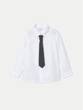 Mayoral Mayoral Košeľa 4109 Biela Regular Fit