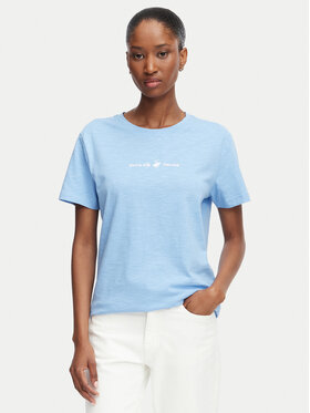 Beverly Hills Polo Club Beverly Hills Polo Club T-Shirt P-SS26W-TS6510 Niebieski jasny Regular Fit