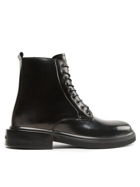 Calvin Klein Calvin Klein Μπότες Lace Up Boot HM0HM01028 Μαύρο