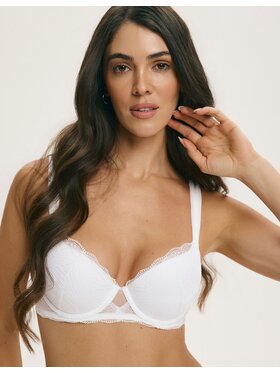 Esotiq Esotiq Biustonosz push-up 44017 Biały