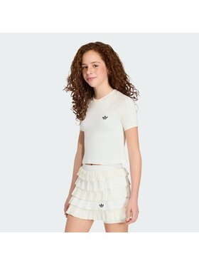 adidas adidas T-Shirt 168907 Biały Fitted Fit