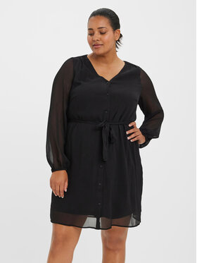 Vero Moda Curve Vero Moda Curve Vestito da giorno Kaya 10280397 Nero Regular Fit