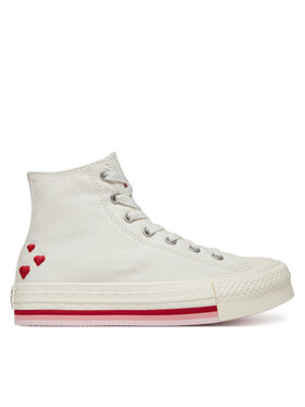 Converse Converse Teniși Chuck Taylor All Star Lift Valentine'S Day Platform A10716C Bej