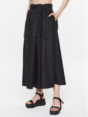 Sisley Sisley Fustă 41M6L001D Negru Regular Fit