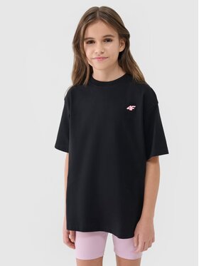 4F 4F T-Shirt 4FJWSS25TTSHF1851-20S Czarny Oversize
