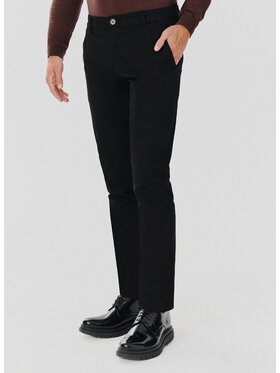 Pako Lorente Pako Lorente Spodnie materiałowe P24WF-WX-010 Czarny Slim Fit