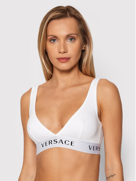Versace Versace Biustonosz braletka Donna AUD04069 Biały