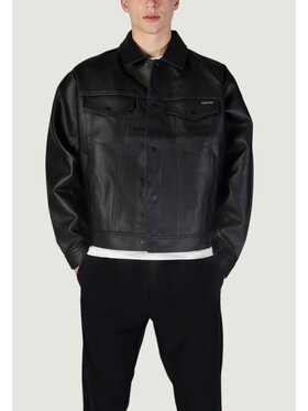 Calvin Klein Jeans Calvin Klein Jeans Giacca di pelle FAUX LEATHER Nero Regular Fit