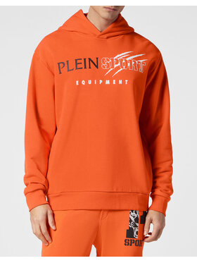 Plein Sport Plein Sport Bluza 13111 Pomarańczowy Regular Fit