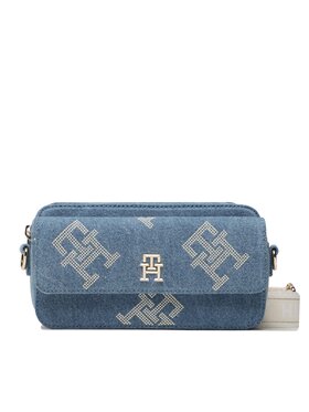 Tommy Hilfiger Tommy Hilfiger Torbica Iconic Tommy Camera Bag Denim AW0AW15052 Plava