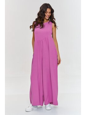 Makadamia Makadamia Kombinezon m887 Różowy Loose Fit