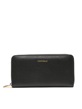 Coccinelle Coccinelle Голям дамски портфейл Linea MQF Coccinellemagie E2 MQF 11 04 01 Черен