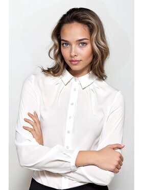 NIFE NIFE Halenka B131 Écru Classic Fit