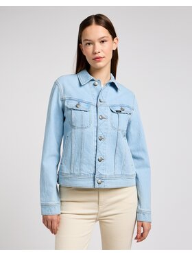 Lee Lee Kurtka jeansowa Rider Jacket Flash Of Brilliance Niebieski Regular Fit