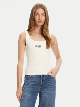 Guess Jeans Guess Jeans Top W5YP35 KA0H1 Ekrüüvärv Regular Fit
