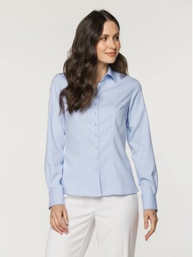 Willsoor Willsoor Koszula 61469 Niebieski Slim Fit
