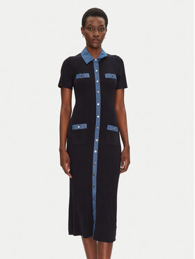 Morgan Morgan Strickkleid 241-RMSISSI Dunkelblau Slim Fit
