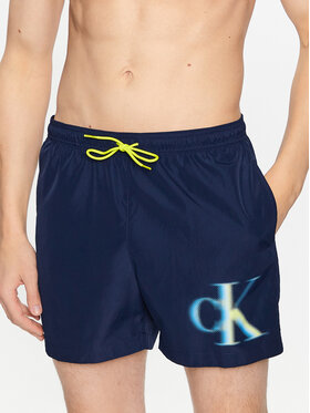 Calvin Klein Swimwear Calvin Klein Swimwear Plavecké šortky KM0KM00800 Tmavomodrá Regular Fit
