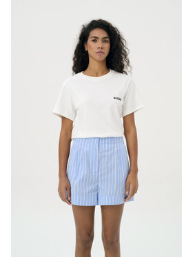 Misaga Misaga T-Shirt HORIZON T-SHIRT Biały Regular Fit