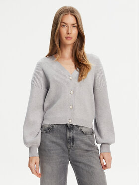 Guess Guess Cardigan W5YR07 Z2ZK2 Gri Relaxed Fit