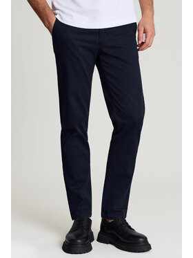Próchnik Próchnik Chinosy PM2 SP082223000006 Granatowy Slim Fit