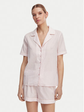 Guess Guess Pidžama O6GX00 WN011 Svijetlo roza Regular Fit