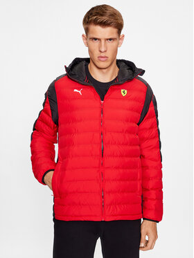 Puma Puma Pūkinė striukė Scuderia Ferrari Race T7 620934 Raudona Regular Fit