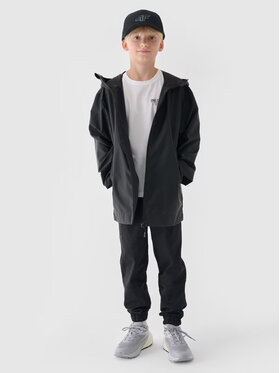 4F 4F Μπουφάν μεταβατικό 4FJWSS24TJACU217-20S Μαύρο Regular Fit