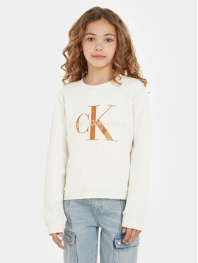 Calvin Klein Jeans Calvin Klein Jeans Pulóver Monogram IG0IG02207 Ekru Regular Fit