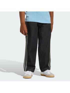 adidas adidas Spodnie dresowe Firebird denim Czarny Loose Fit