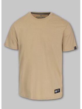 PITBULL PITBULL T-Shirt Koszulka No Logo 20 XXL Beżowy Regular Fit