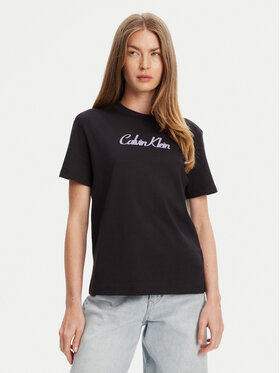 Calvin Klein Jeans Calvin Klein Jeans T-krekls Classic Logo LV047C854G Melns Regular Fit