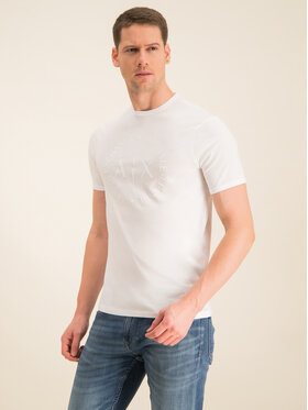 Armani Exchange Armani Exchange T-shirt 8NZTCD Z8H4Z 1100 Bianco Regular Fit