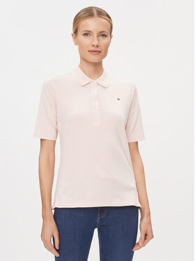 Tommy Hilfiger Tommy Hilfiger Polo 1985 WW0WW37820 Rozā Regular Fit