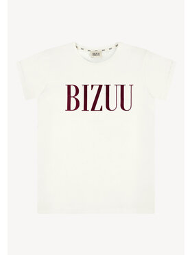 BIZUU BIZUU T-Shirt TOROM Biały Standard Fit