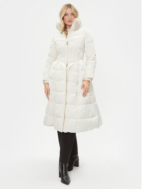Elisabetta Franchi Elisabetta Franchi Vatovaná bunda PI-58Z-36E2-000077 Bílá Regular Fit