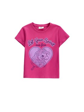 Coccodrillo Coccodrillo T-Shirt ZC6143201HGK-007 Różowy Regular Fit