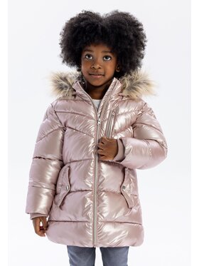 MINOTI MINOTI Kurtka zimowa 20coat82 Różowy Regular Fit