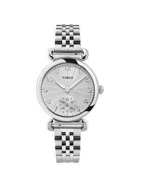 Timex Timex Zegarek TW2T88800 Srebrny