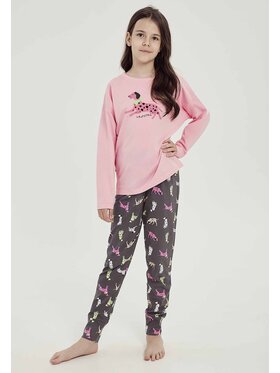 Taro Taro Piżama 3042-01 Różowy Comfortable Fit