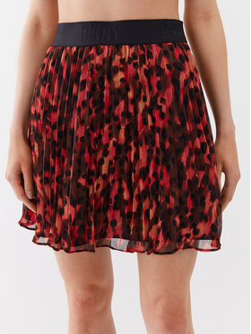 DKNY DKNY Плисирана пола P31NVO53 Червен Regular Fit