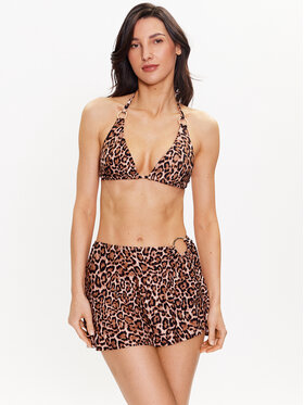 MICHAEL Michael Kors Krilo Wildcat Cover Up MM9M612 Rjava Waisted Fit