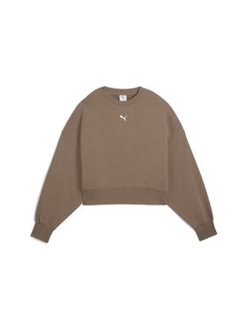 Puma Puma Bluza 629748 Brązowy Regular Fit