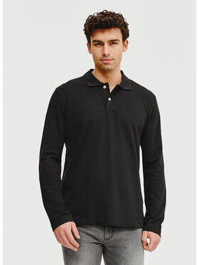 Pako Lorente Pako Lorente Longsleeve P25SF-TX-005 Czarny Classic Fit