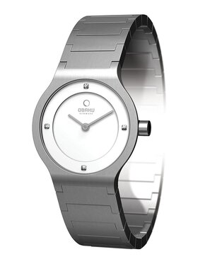 Obaku Obaku Zegarek V133SCISC Srebrny