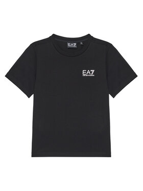 EA7 Emporio Armani EA7 Emporio Armani T-shirt 7B000020 AF10378 UC001 Crna Regular Fit